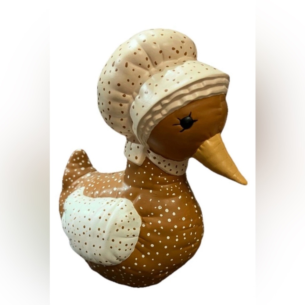 Vintage 1980s Kimple Mold Ceramic Duck Hand-Painted-Marked On Bottom